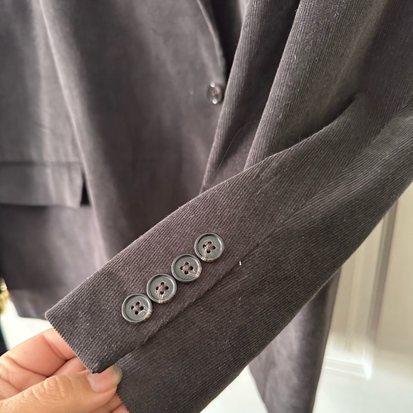 Big and tall Grey Two button Ralph by Ralph Lauren sport coat 56R - Picture 3 of 8